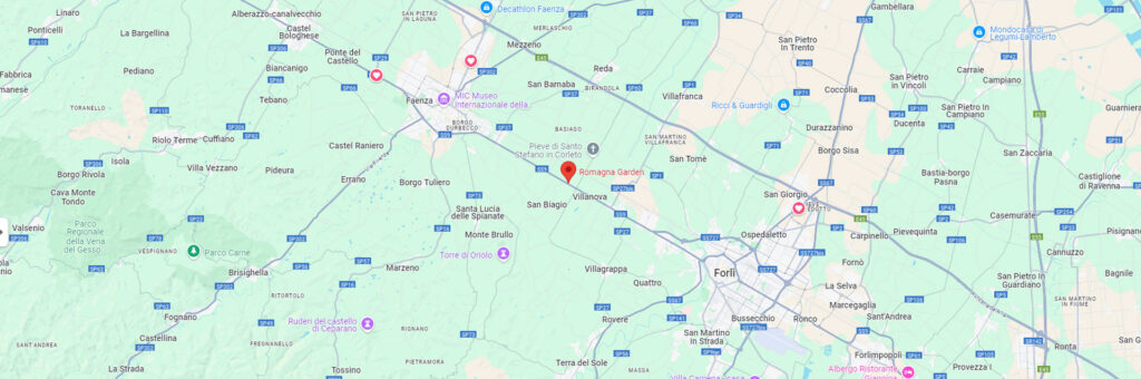 romagna garden mappa